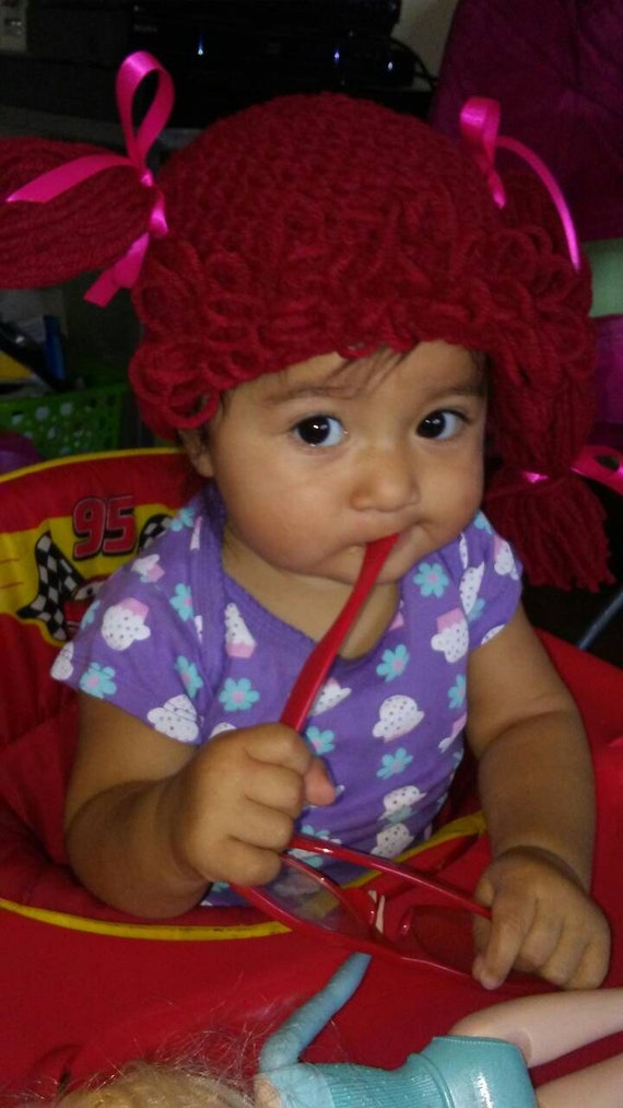 infant red wig