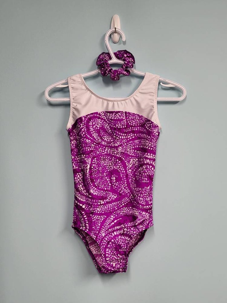 Gymnastics Leotard Purple White Gymnast Gymnastic Etsy Canada