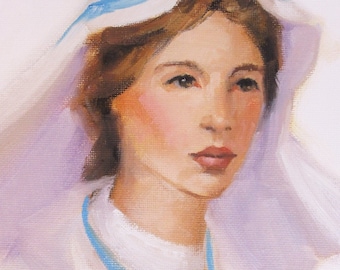 Luz del cielo... Pintura al óleo original de Maresa Lilley, SND