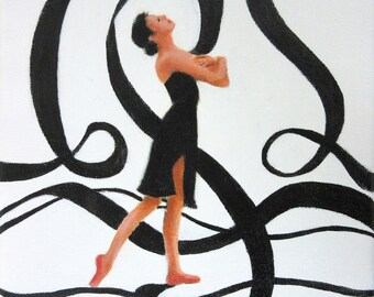 Dance!...Original Oil Painting by Maresa Lilley, SND