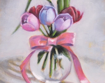 Tied in a Bow...Original Oil Painting by Maresa Lilley, SND