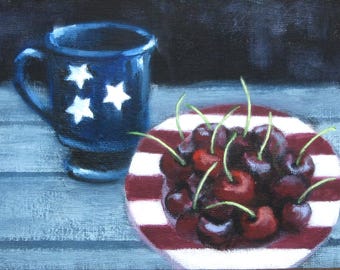 Americana...Original Oil Painting by Maresa Lilley, SND