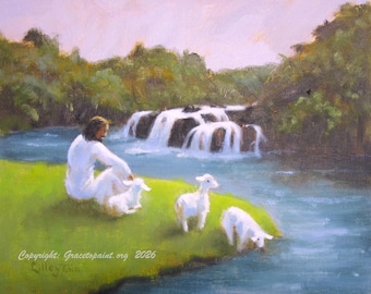 Restful Waters...Original Oil Painting by Maresa Lilley, SND