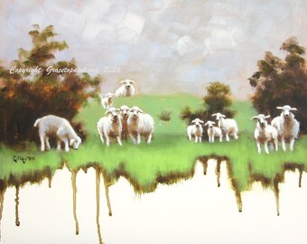 Lunch Bunch...Original Oil Painting by Maresa Lilley, SND
