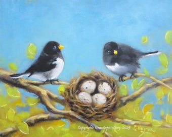 Juncos...Original Oil Painting by Maresa Lilley, SND