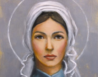 Holy Mary #3...Original Oil Painting by Maresa Lilley, SND