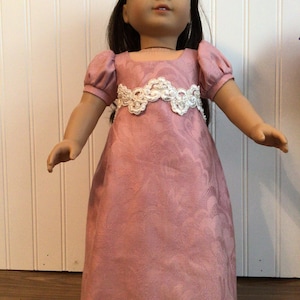 Adorable Regency gown for 18 inch doll