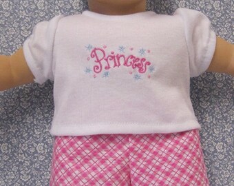 Adorable Summer capri and tee for 15 inch doll