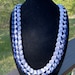 44” Custom Two Ribbon Braided Ribbon Leis - You Choose Colors (graduation, birthday, special occasion) 
