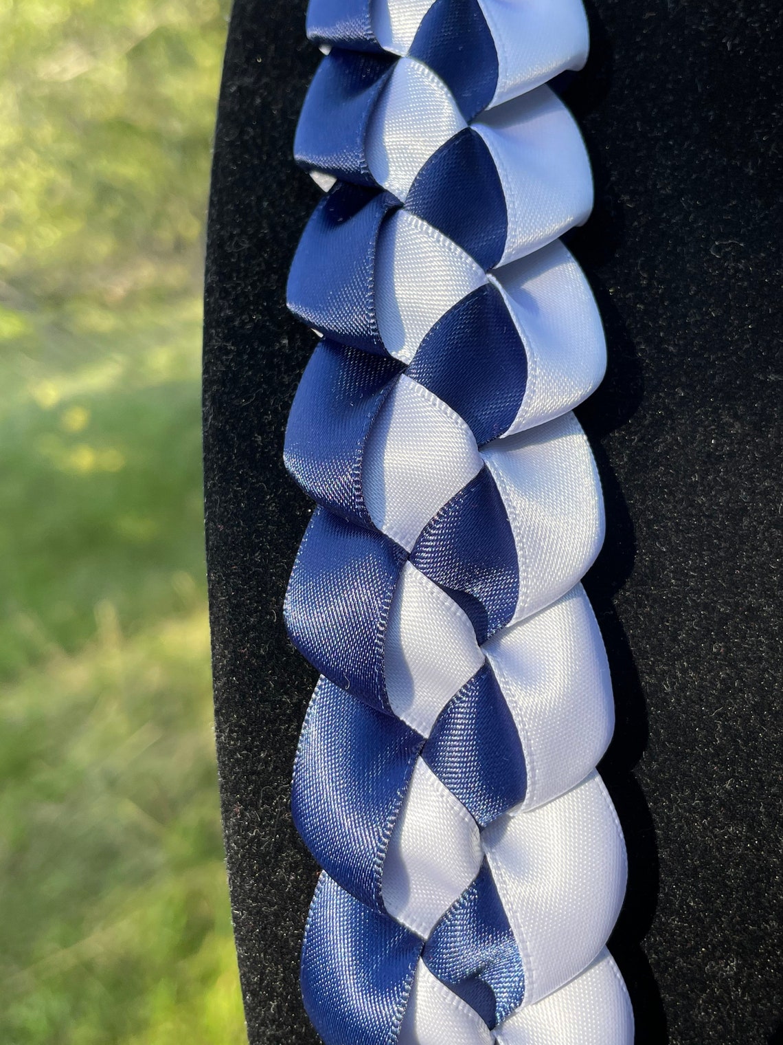 44 Custom Two Ribbon Braided Ribbon Leis You Choose Colors Etsy