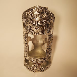 Soporte para vino Bacchus chapado en plata
