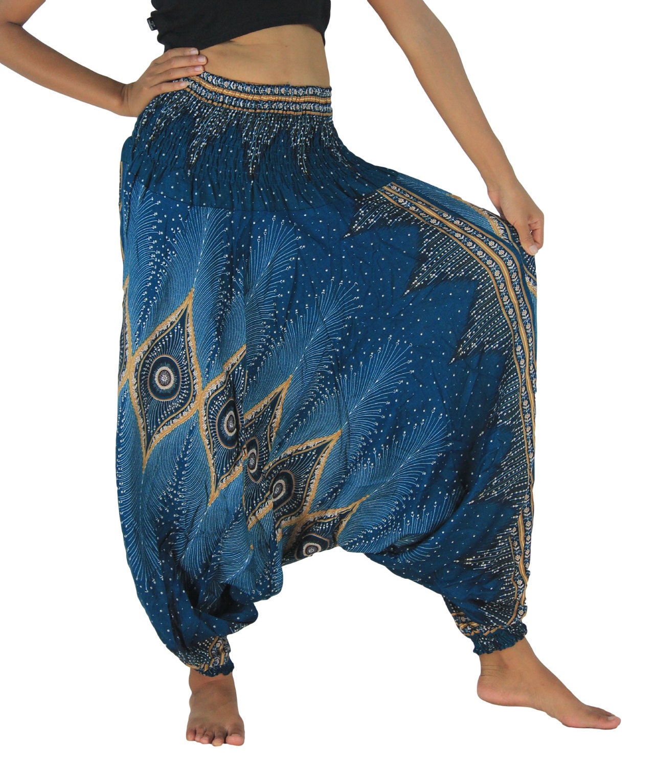 Baggy Jumpsuit Yoga Pant Aladdin Harem PantsBoho Pants Hippie | Etsy