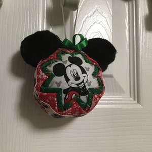 Disney Inspired Mickey Mouse Face Ornament