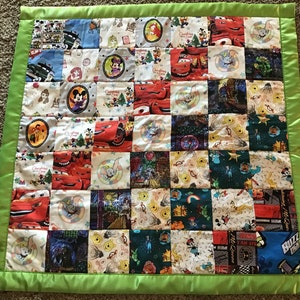 Disney and Pixar Inspired Patchwork Quilt
