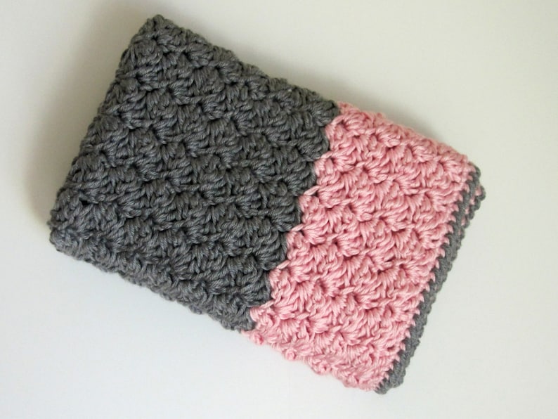 Chunky Preppy Baby Reversible Crochet Blanket Pattern image 4