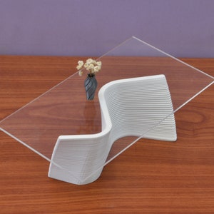 Parametric Unique Rectangle Dining Table,1/6 Scale,Miniature Dollhouse Furniture,Contemporary Design,Modern Minimalist, Stylish image 6