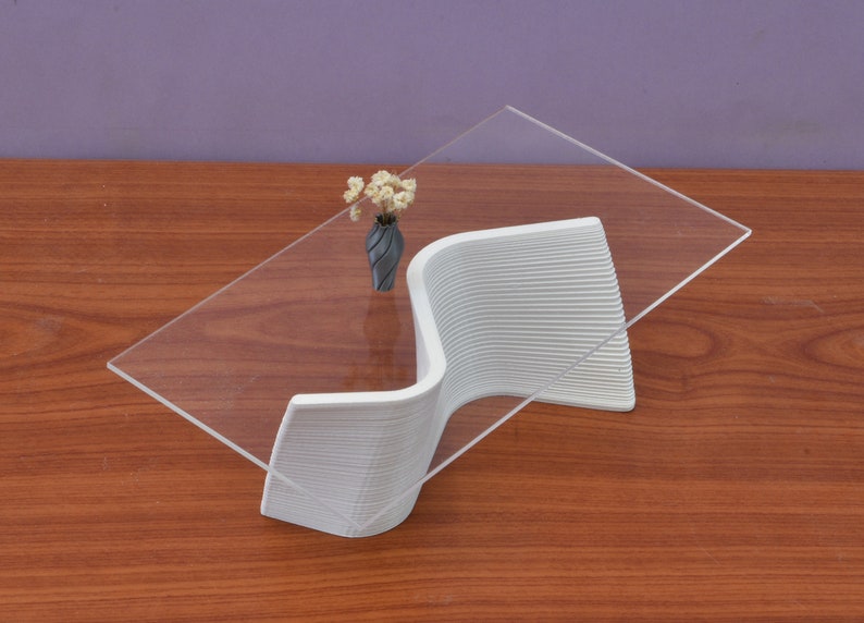 Parametric Unique Rectangle Dining Table,1/6 Scale,Miniature Dollhouse Furniture,Contemporary Design,Modern Minimalist, Stylish image 6