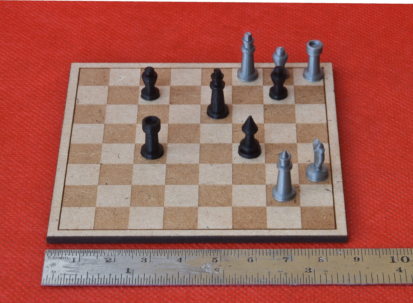 Miniature Chess Set Dollhouse Decoration3d Printed - Etsy