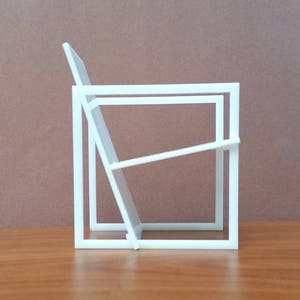 Spectro Chair 1:12 Scale,Kit,Miniature Dollhouse Furniture,Replica,Modern Minimalist Design Minimodel image 1