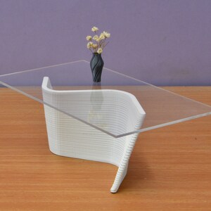 Parametric Unique Rectangle Dining Table,1/6 Scale,Miniature Dollhouse Furniture,Contemporary Design,Modern Minimalist, Stylish image 4