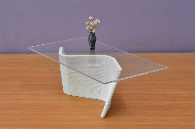 Parametric Unique Rectangle Dining Table,1/6 Scale,Miniature Dollhouse Furniture,Contemporary Design,Modern Minimalist, Stylish image 4