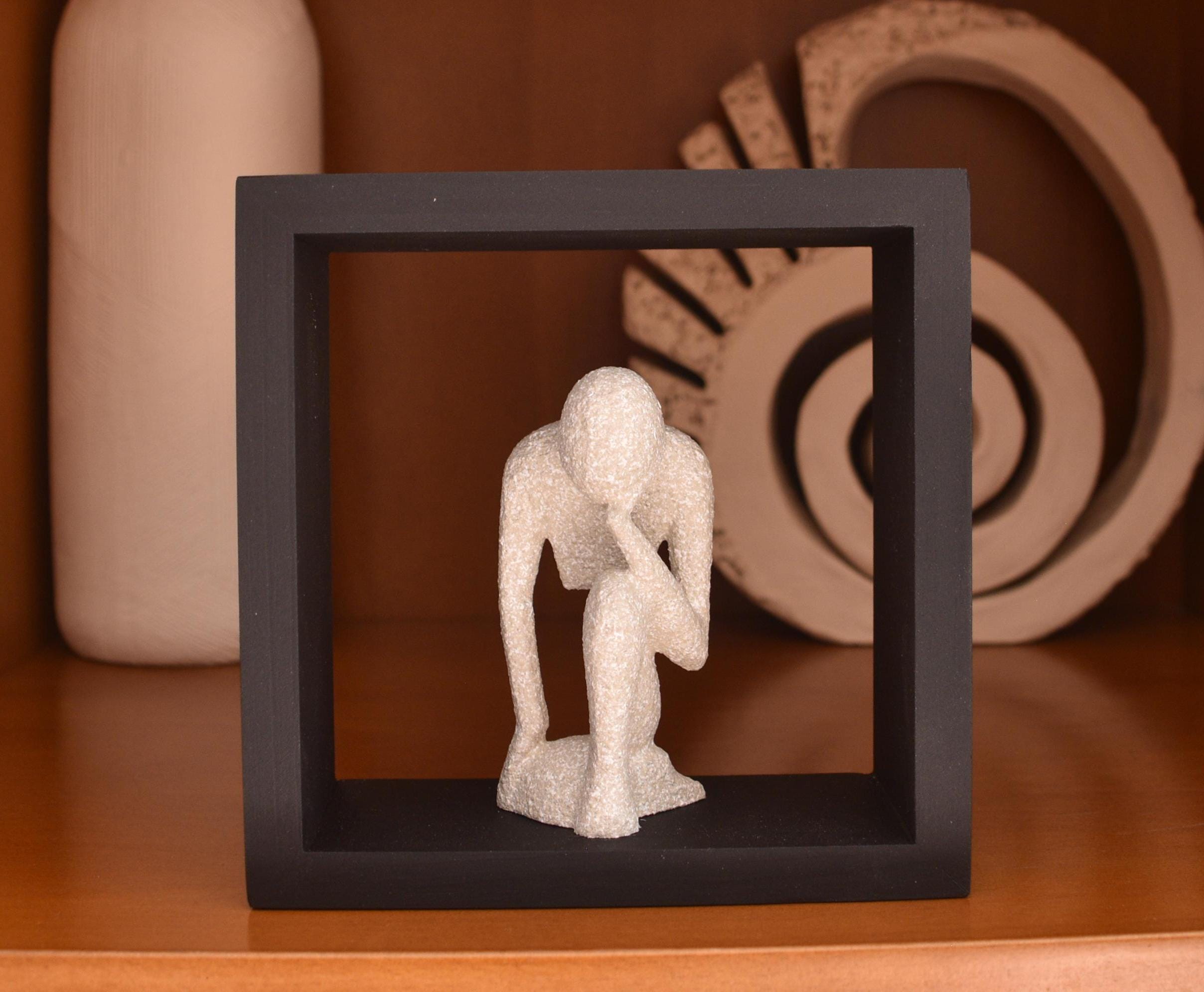 Thinker Woman Figurine/Sculpture, Home Decoration, Minimalism ,Accessories, Modern Design, Fine Art, Abstract