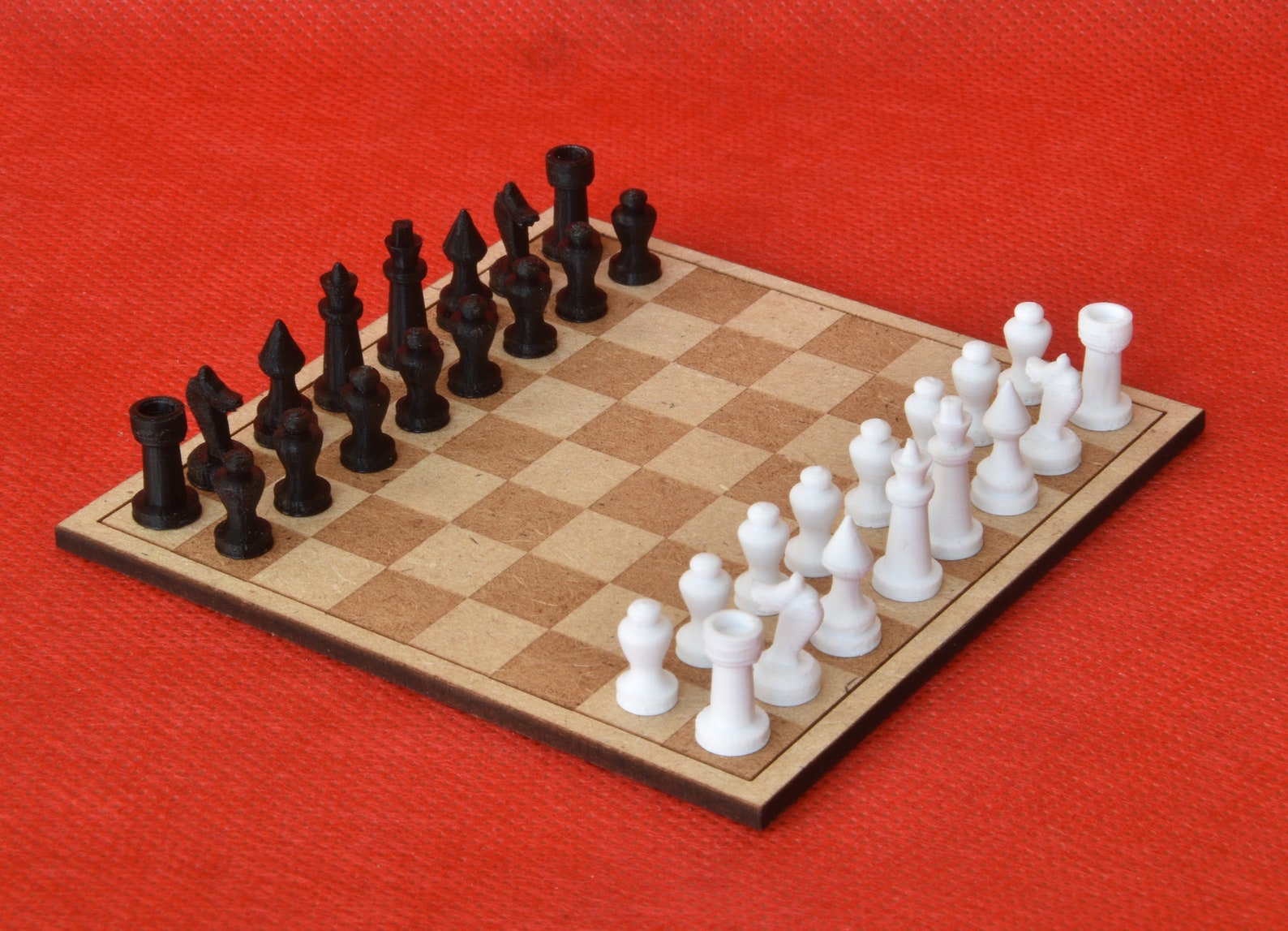 Miniature Chess Set Dollhouse Decoration3d Printed - Etsy