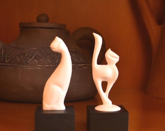 Cats Figurine/Sculpture, Home Decoration, Minimalism ,Accessories, Modern Design, Fine Art, Vintage Craft