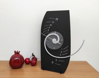 Exceptional Desk/Wall Clock,Silent, Delta (δ),Mathematical Principle,Advanced, Sophisticated,Innovative Design,Golden Ratio,Home,Man Gift