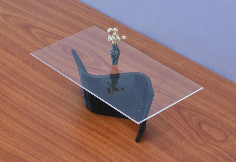 Parametric Unique Rectangle Dining Table,1/6 Scale,Miniature Dollhouse Furniture,Contemporary Design,Modern Minimalist, Stylish image 7