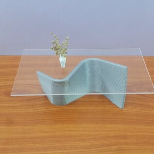 Parametric Unique Rectangle Dining Table,1/6 Scale,Miniature Dollhouse Furniture,Contemporary Design,Modern Minimalist, Stylish image 9