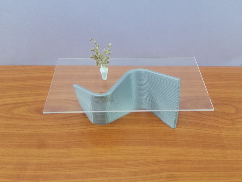 Parametric Unique Rectangle Dining Table,1/6 Scale,Miniature Dollhouse Furniture,Contemporary Design,Modern Minimalist, Stylish image 9