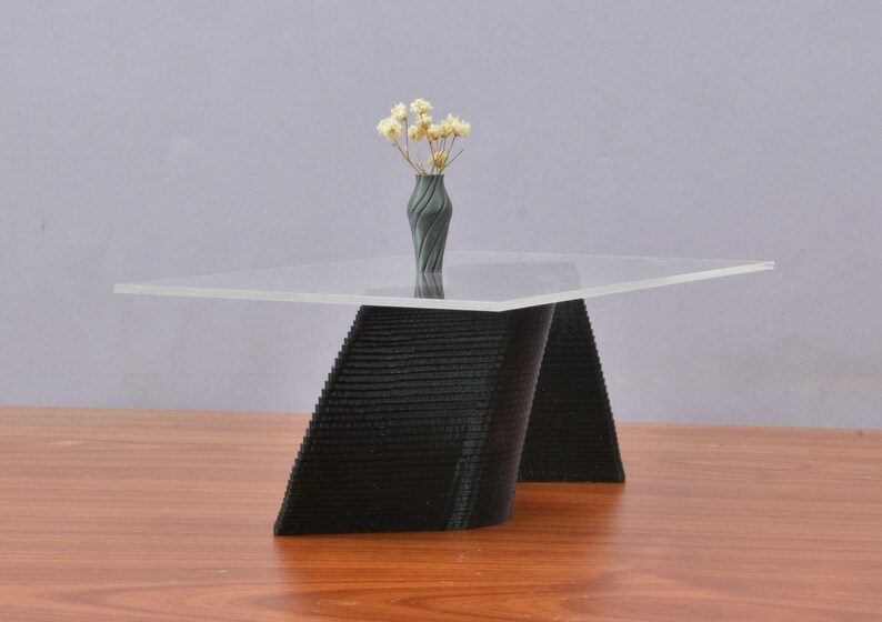 Parametric Unique Rectangle Dining Table,1/6 Scale,Miniature Dollhouse Furniture,Contemporary Design,Modern Minimalist, Stylish image 1