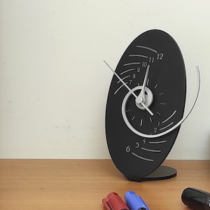 Unique Spiral Desk Clock, Silent, Model Theta(θ),Mathematical,Principle,Advanced,Interesting&Sophisticated,Innovative Design,Golden Ratio