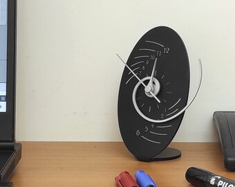 Unique Spiral Desk Clock, Silent, Model Theta(θ),Mathematical,Principle,Advanced,Interesting&Sophisticated,Innovative Design,Golden Ratio