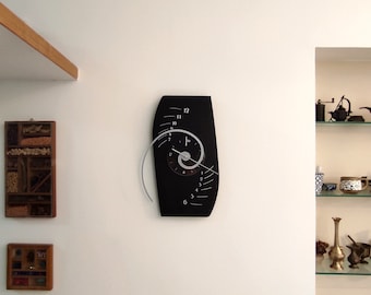 Exceptional  Spiral Wall Clock, Unique Innovative Design,Delta (δ),