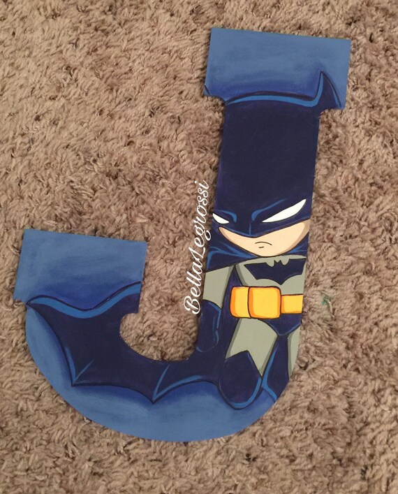 decorative batman letter etsy
