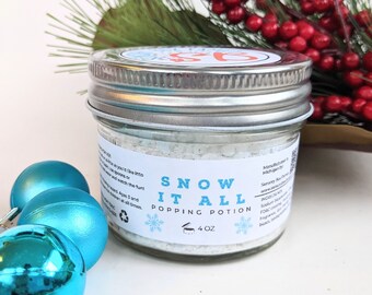 Snow Popping Potion | Winter Scented Magic Spells Sensory STEAM Fizzy Christmas Activity Jars Charm Wizard Witch School Experiments