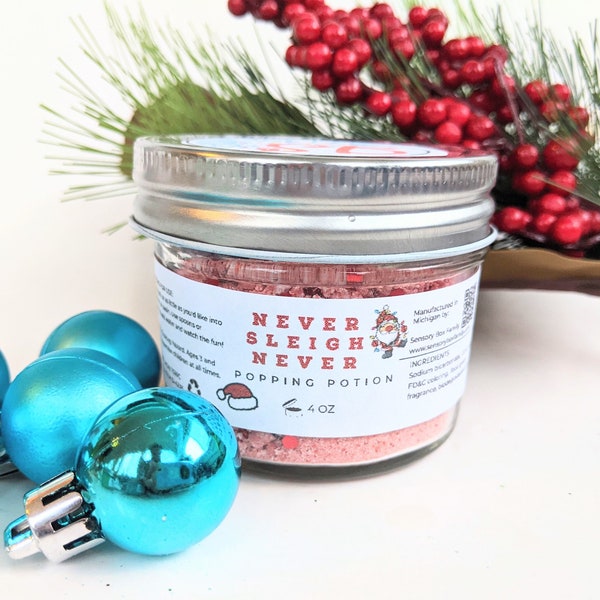 Popping Potion - "Never Sleigh Never" Christmas Holiday Magic Potion Sensory Box STEM