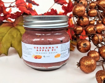 Apple Pie Autumn Themed Sensory Dough Play Dough Sensory Box Loose Parts Play Montessori