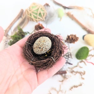 Bird Themed Sensory Box | Loose Parts Tinker Tray Montessori | Nature Bird Activity Kit | Bird Nest Exploration Set | Invitation to Play bild 8