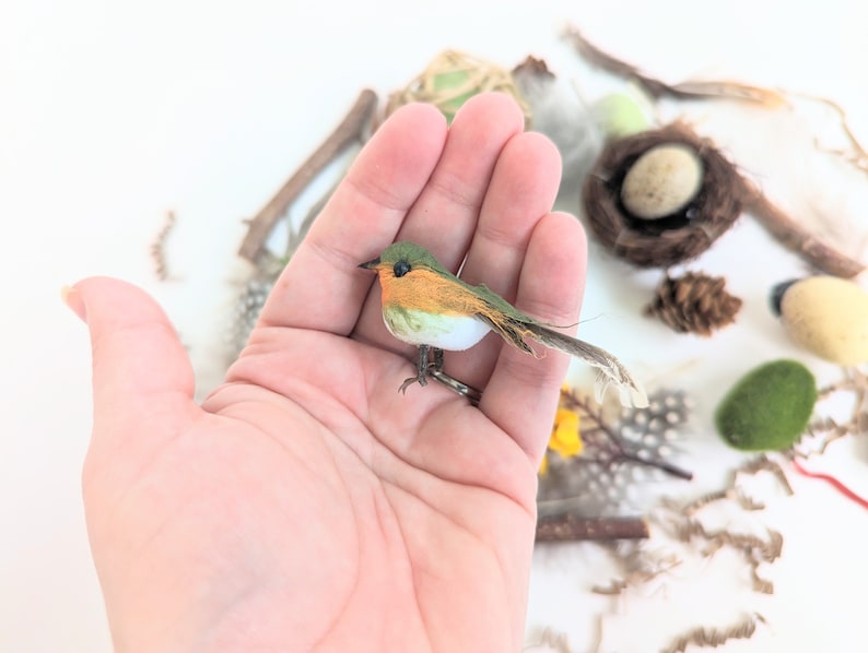 Bird Themed Sensory Box | Loose Parts Tinker Tray Montessori | Nature Bird Activity Kit | Bird Nest Exploration Set | Invitation to Play bild 9