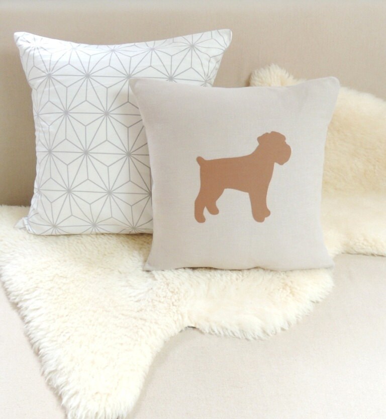 Brussels Griffon Pillow Cover Etsy