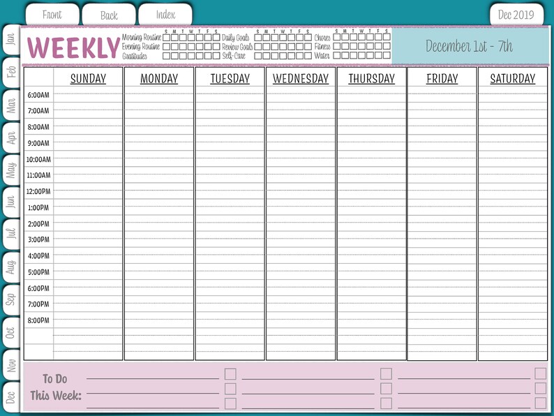 Onenote Planner 2020 Onenote Planner 2020