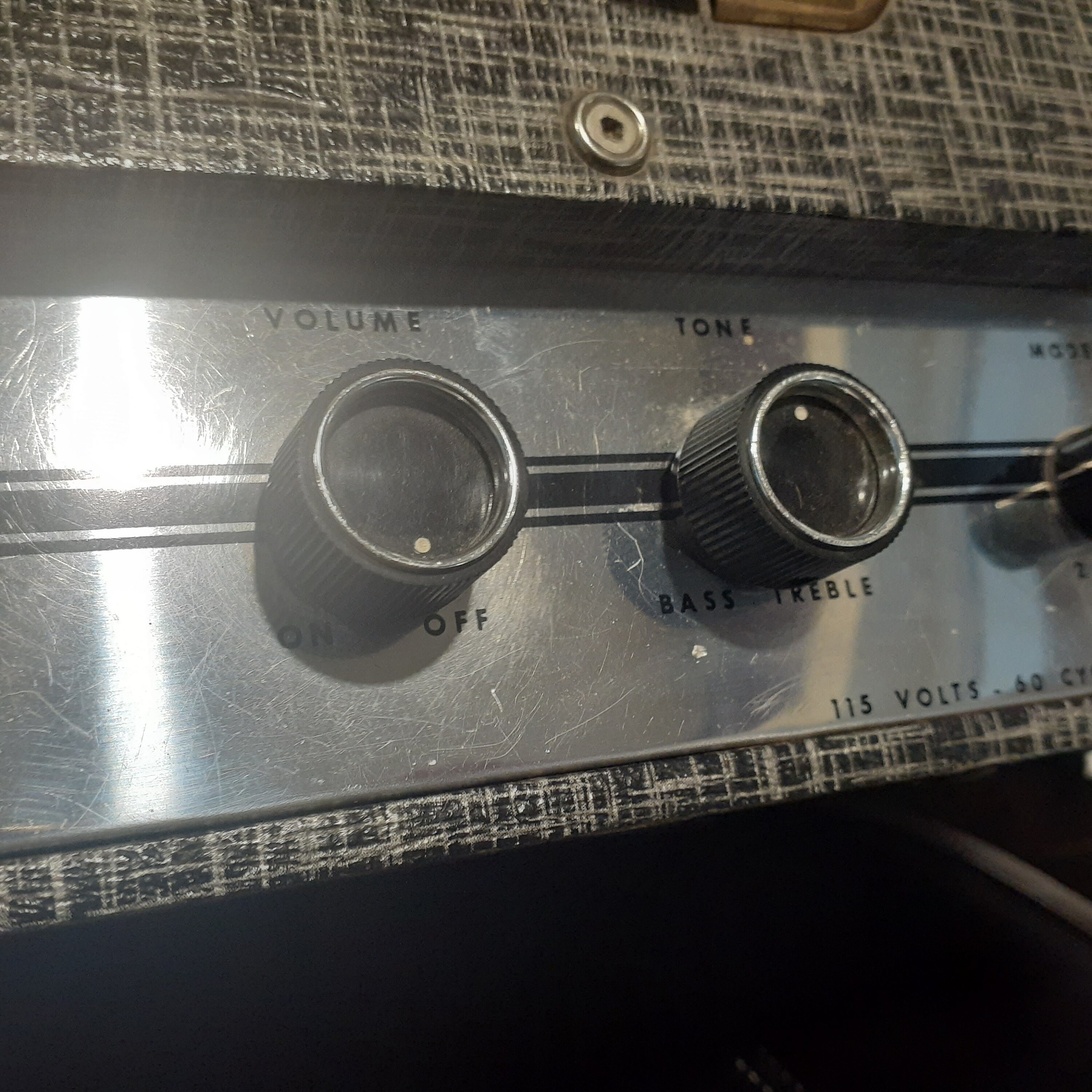 Vintage Electric Guitar Tube Amplifier STENCIL serviced PINE