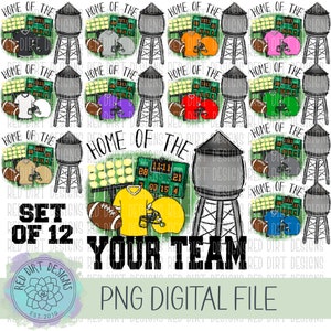 Home of The Football Bundle Team Sports School Spirit Mascot PNG