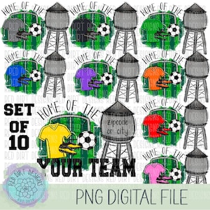 Home of The Soccer Bundle Sports Team School Spirit Mascot PNG