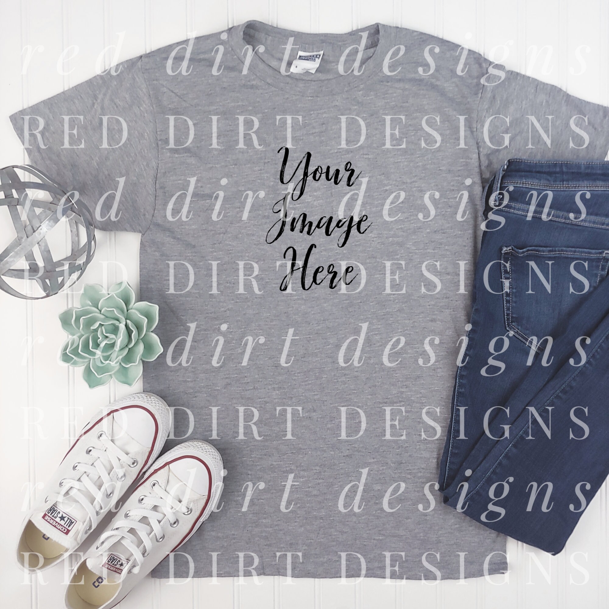 Tee Shirt Mock Up Jerzees DriPower 21M 21MR Athletic Etsy