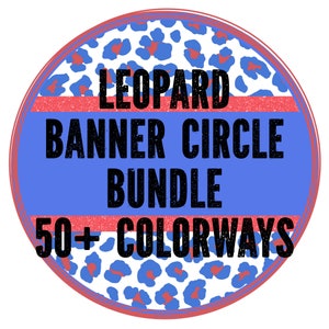 Complete Leopard Banner Team Spirit Logo Collection Drive
