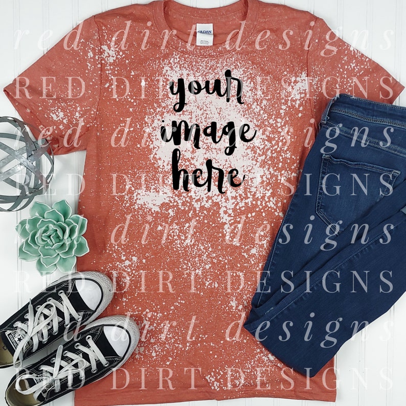 Download 2907 Gildan Softstyle Bleached T Shirt Mockup Free Photoshop File Free Mockups Template Packaging Psd Design